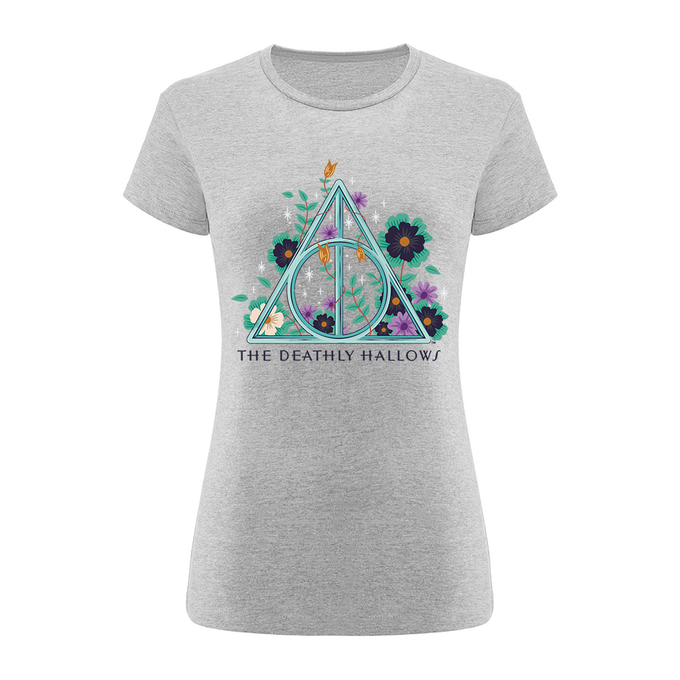 Harry Potter Gray Deathly Hallows T-Shirt