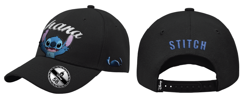 Casquette BLACK STITCH STITCH OHANA Cap