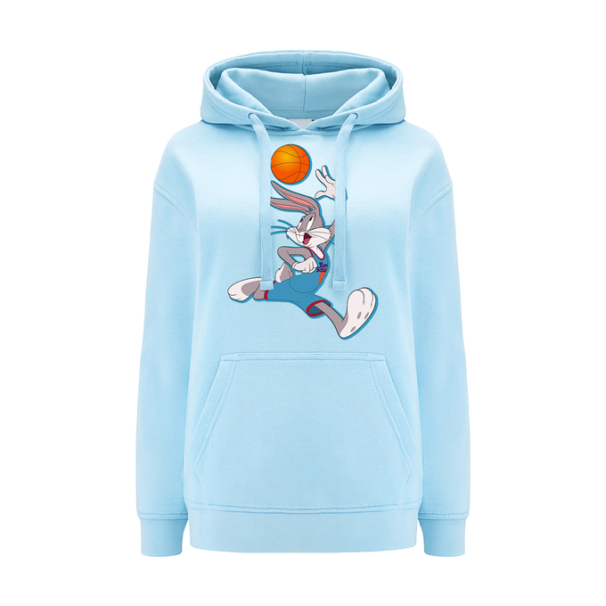 Space Jam Looney Tunes Light Blue Hoodie