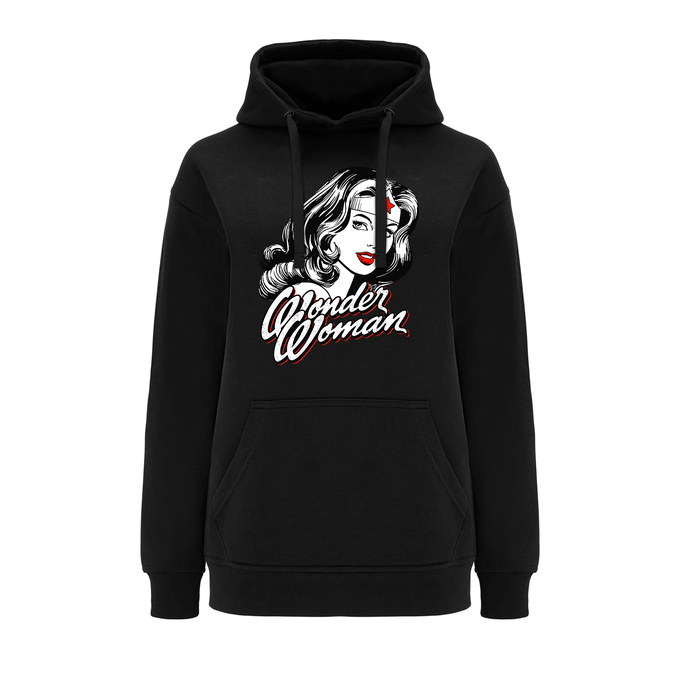 Wonder Woman DC Black Hoodie