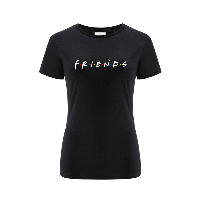 Friends Black T-Shirt