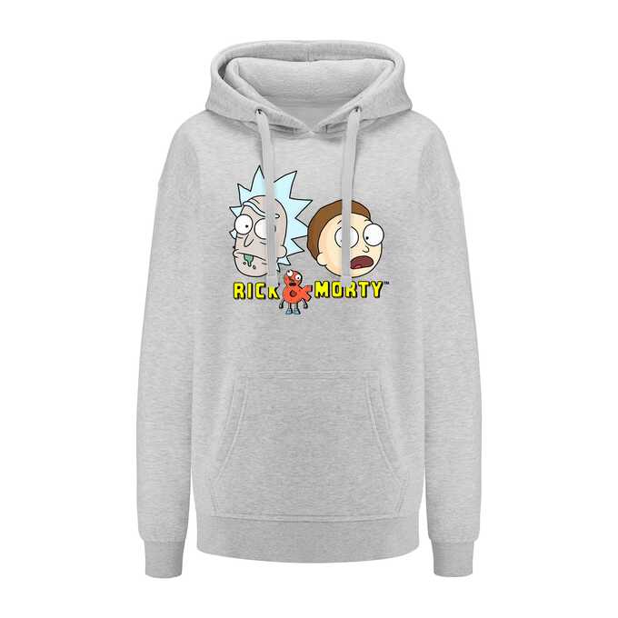 Rick and Morty Gray Hoodie