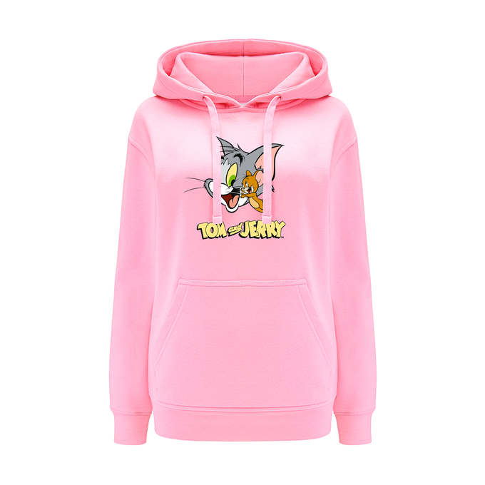 Tom & Jerry Pink Hoodie