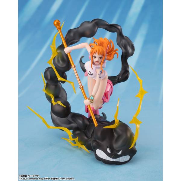 Figuarts Zero Chou Gekisen Extra Battle One Piece Nami ＆ Zeus Lightning Blast Ver