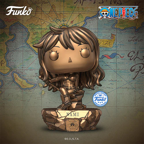 Pop! Plus One Piece Nami Bronze Statue 25th Anniversary International Exclusive