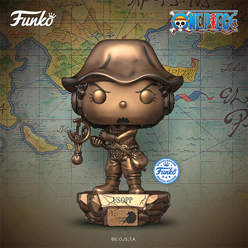 Pop! Plus One Piece Usopp Bronze Statue 25th Anniversary International Exclusive