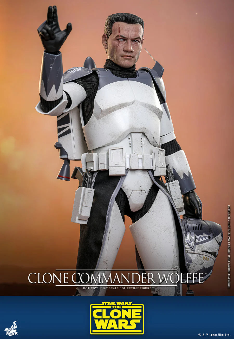 Star Wars The Clone Wars Clone Commander Wolffe 1/6 Scale 12" Collectible Figure