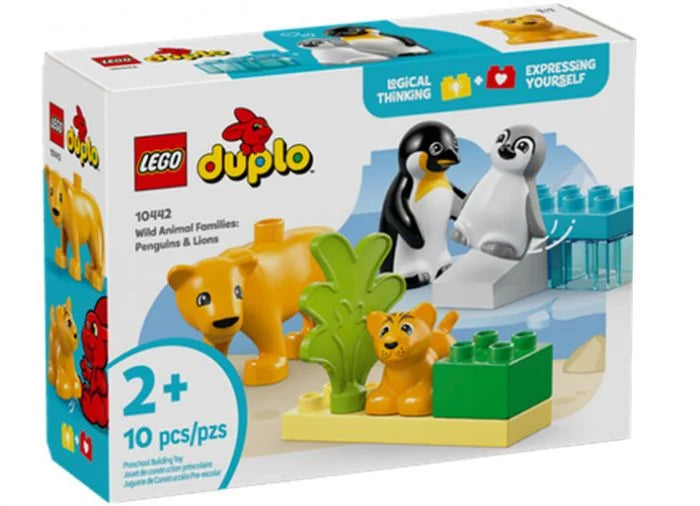 LEGO DUPLO Wild Animal Families Penguins & Lions