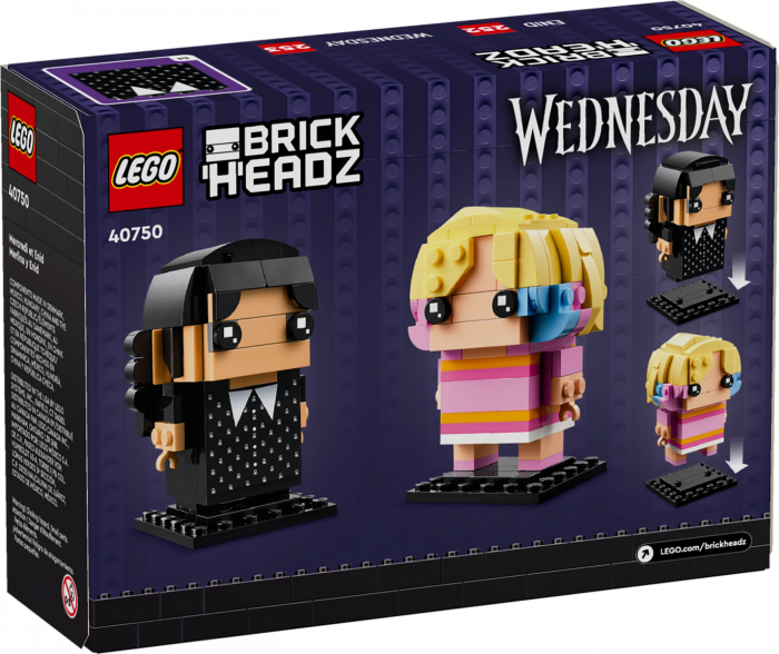 LEGO BrickHeadz Wednesday & Enid