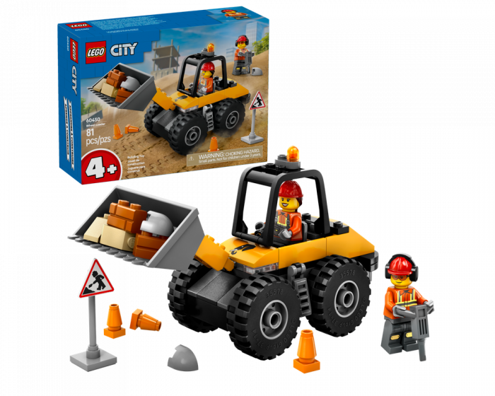 LEGO City Yellow Construction Wheel Loader