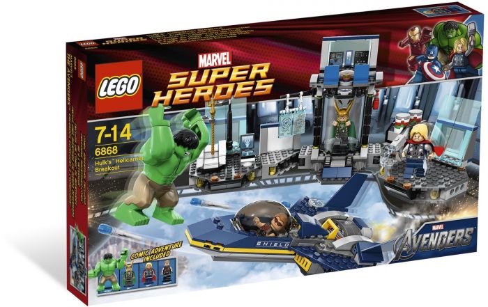 LEGO Marvel Hulk's Helicarrier Breakout