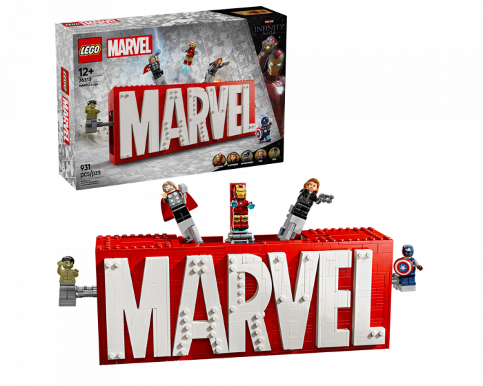 LEGO Marvel MARVEL Logo & Minifigures