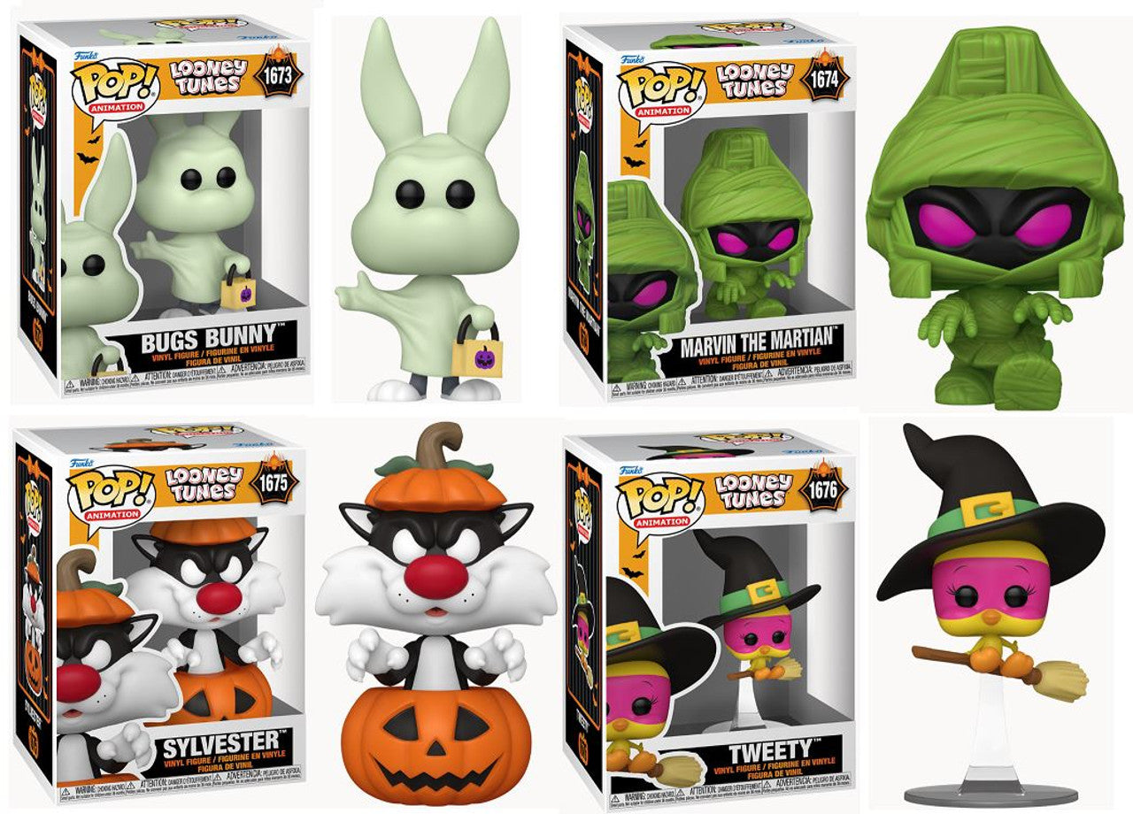 Pop! Complete Set 4 Looney Tunes Halloween