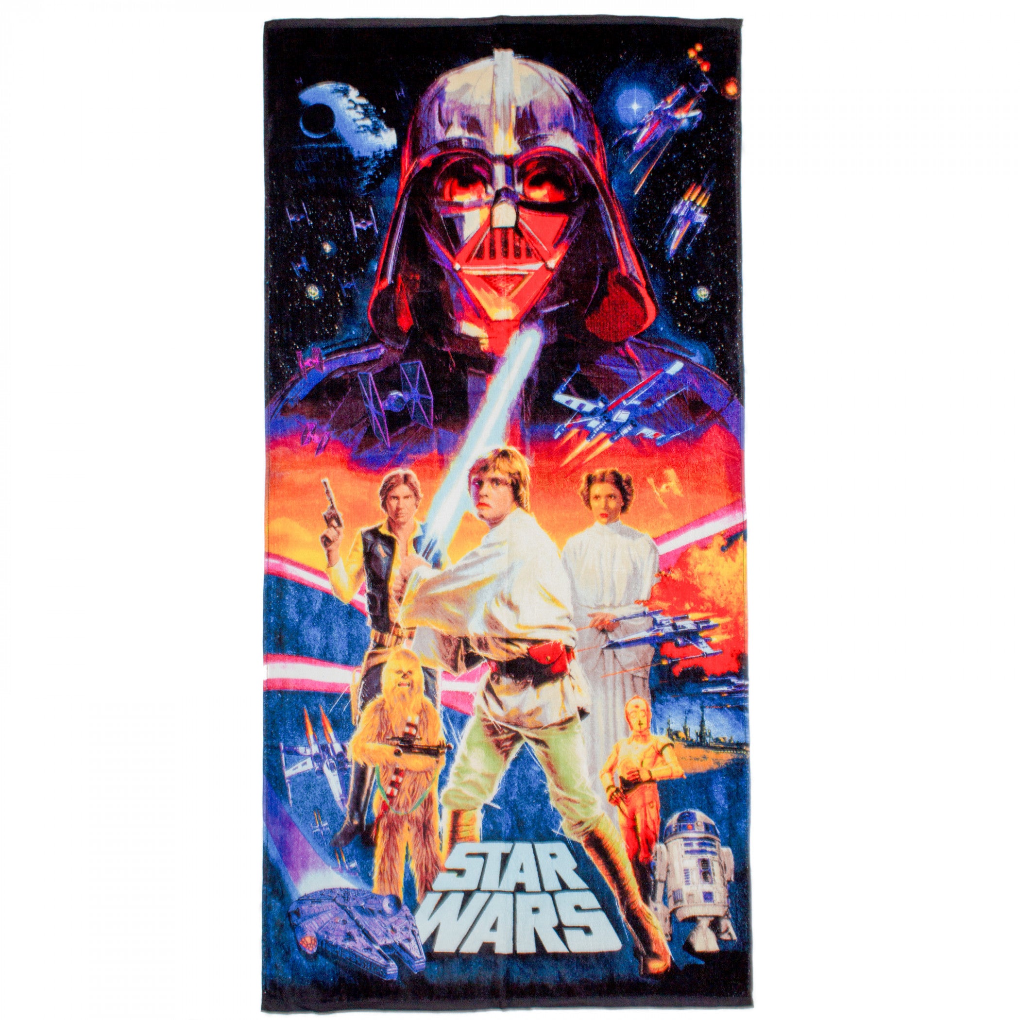 Star Wars Movie Poster Beach Towel