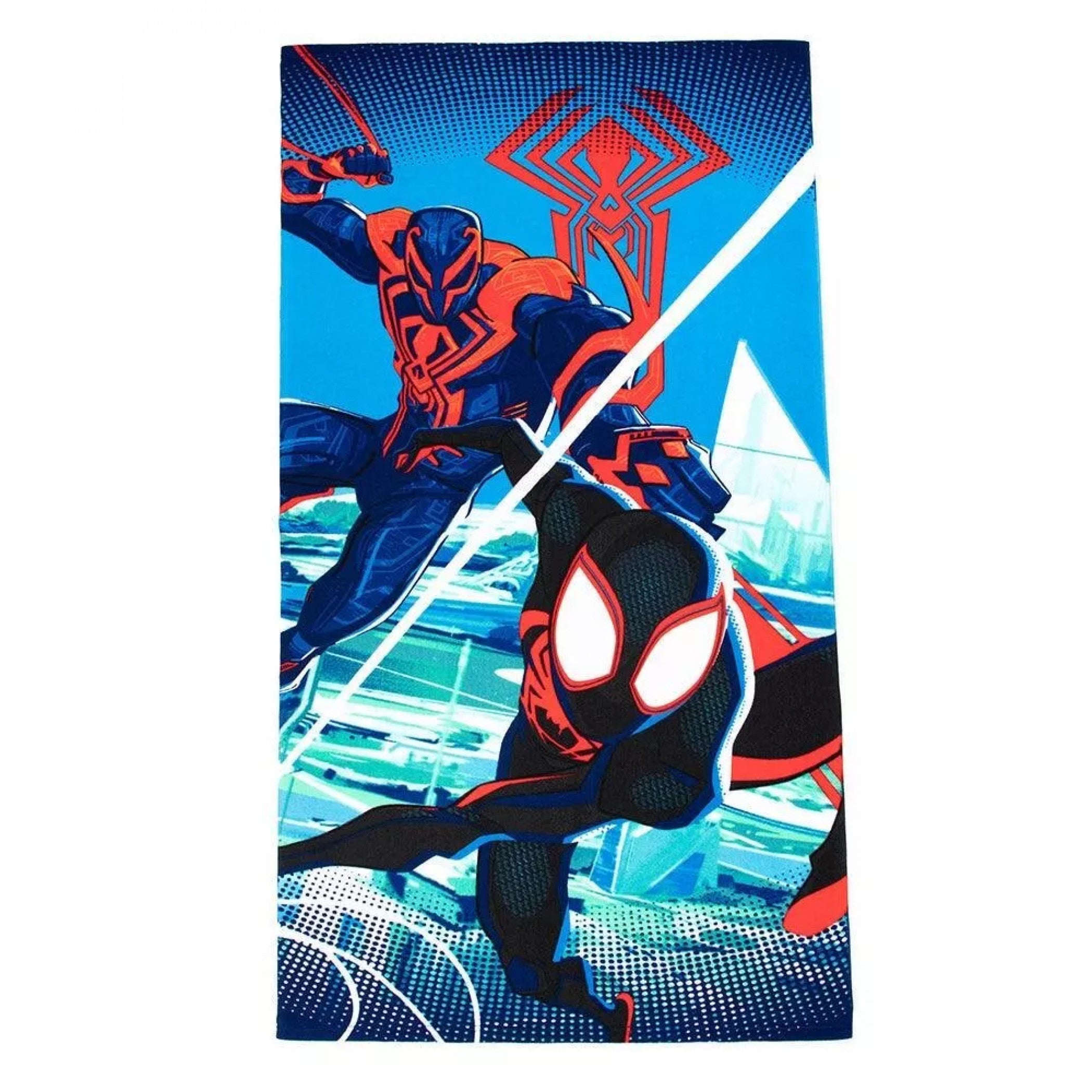 Miles Morales and Spider-Man 2099 Beach Towel