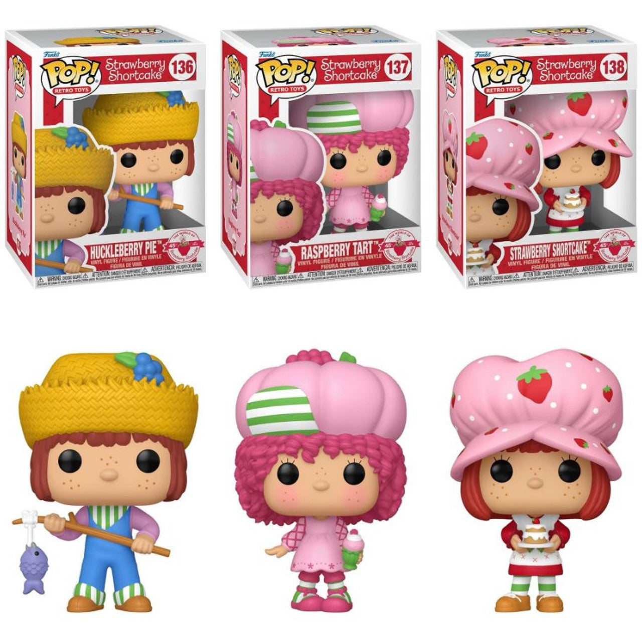 Pop! Complete Set 3 Strawberry Shortcake