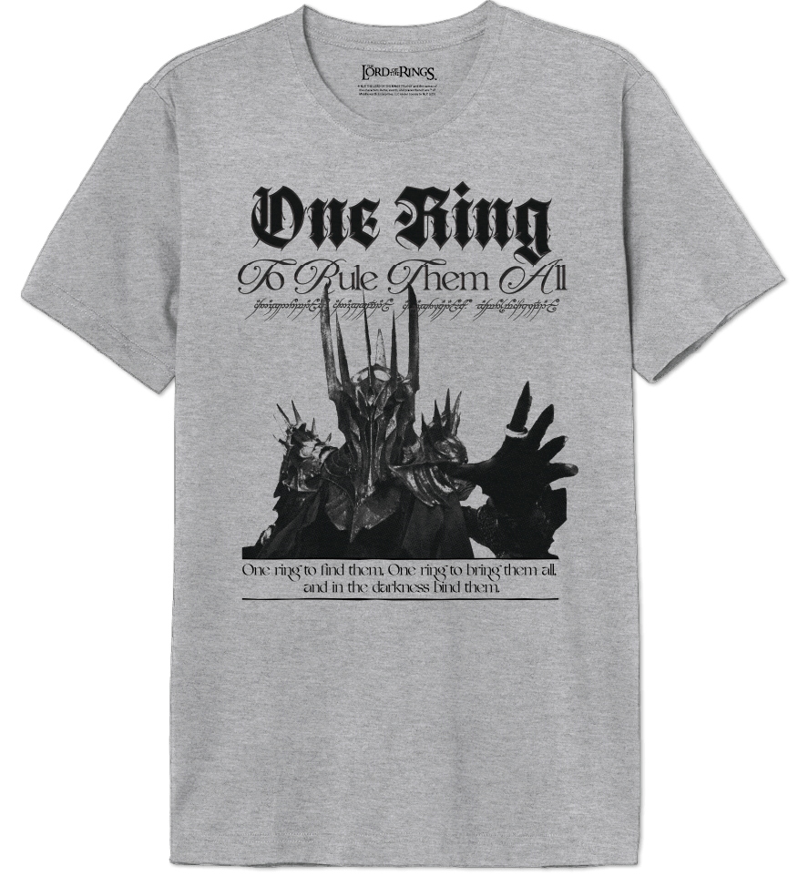 Lord of the Rings black Sauron T-shirt