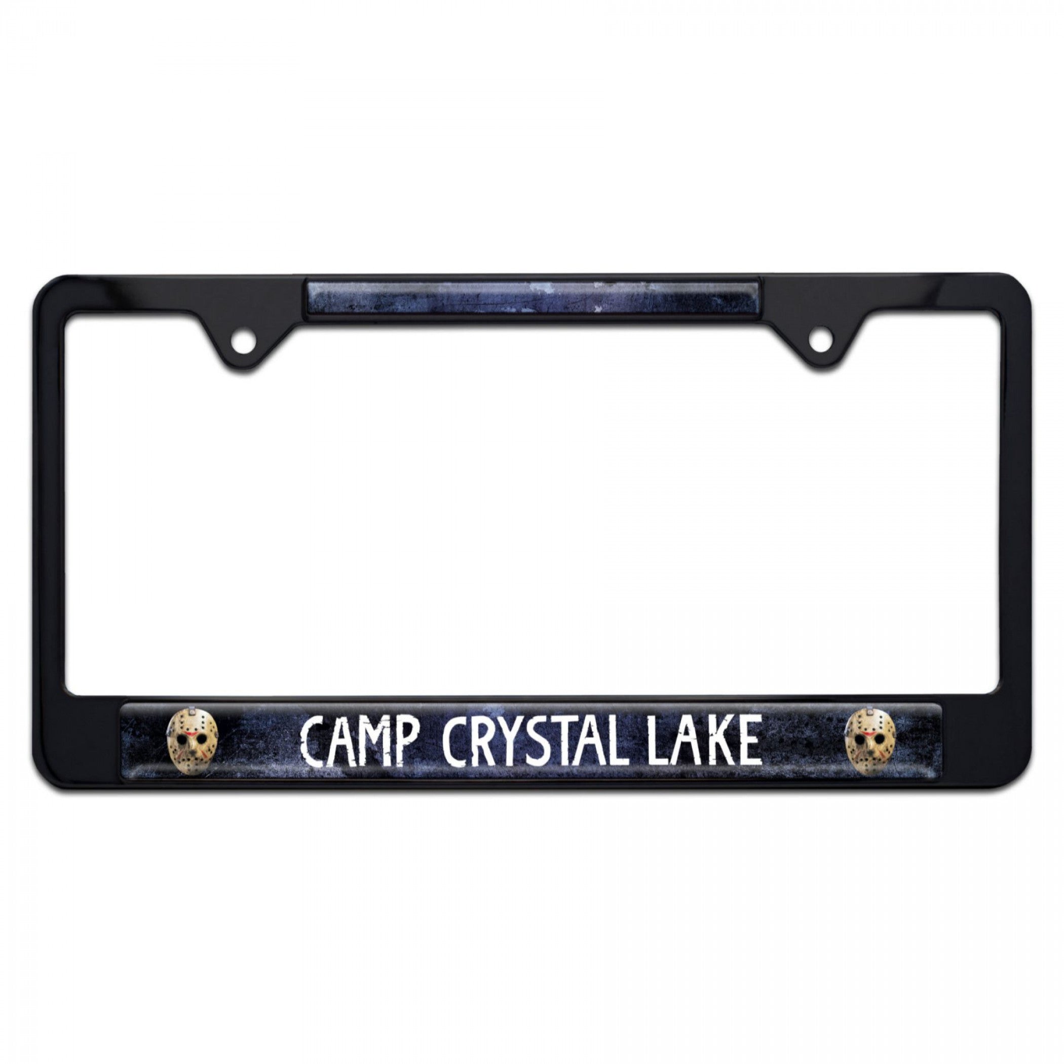 Friday the 13th Camp Crystal Lake License Plate Frame by Elektroplate