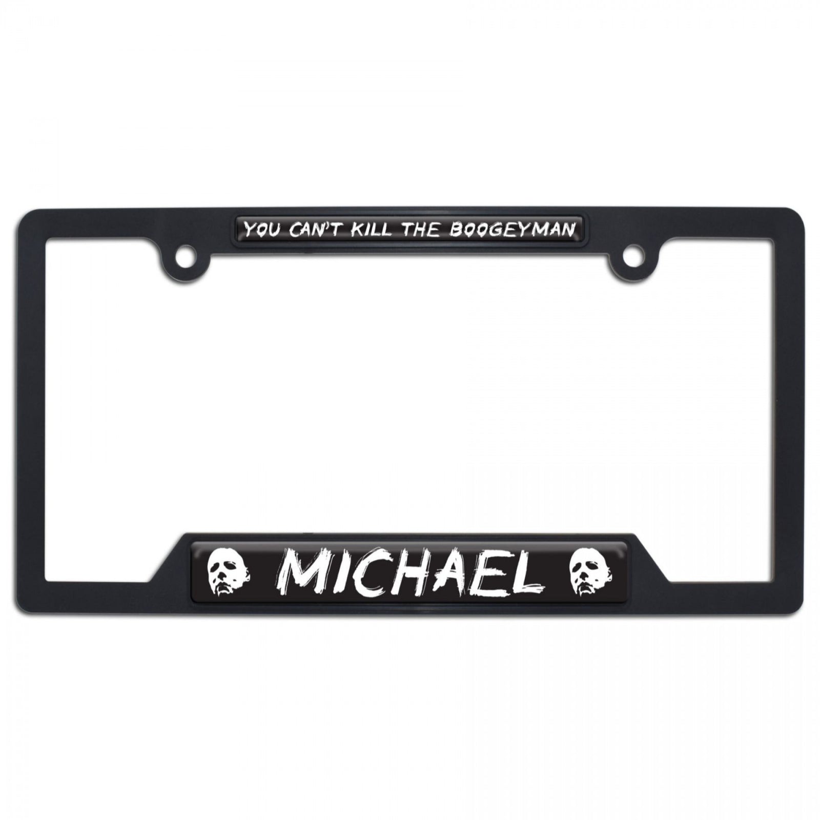 Halloween Michael Myers License Plate Frame by Elektroplate