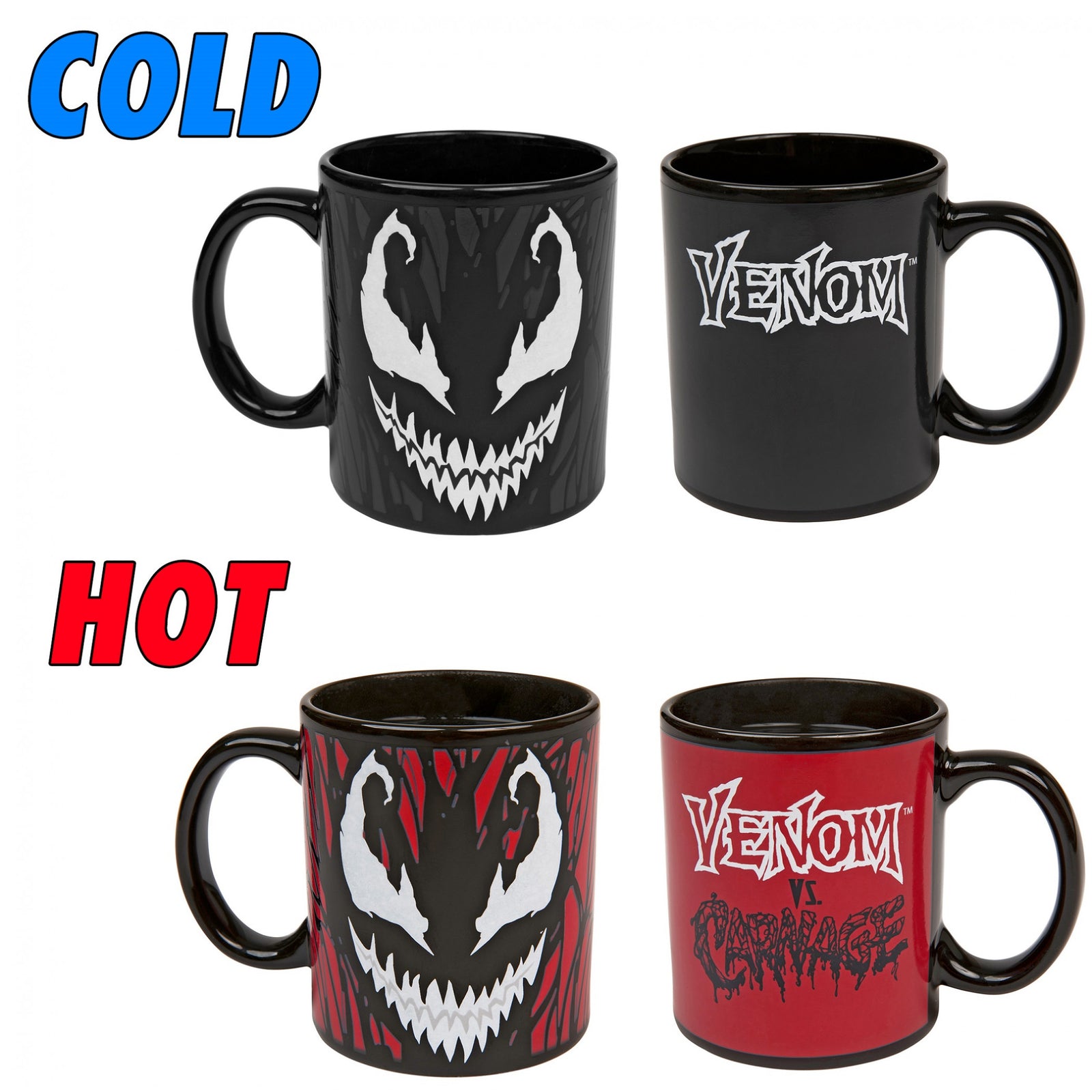 Venom vs. Carnage Color Changing 11 Ounce Mug