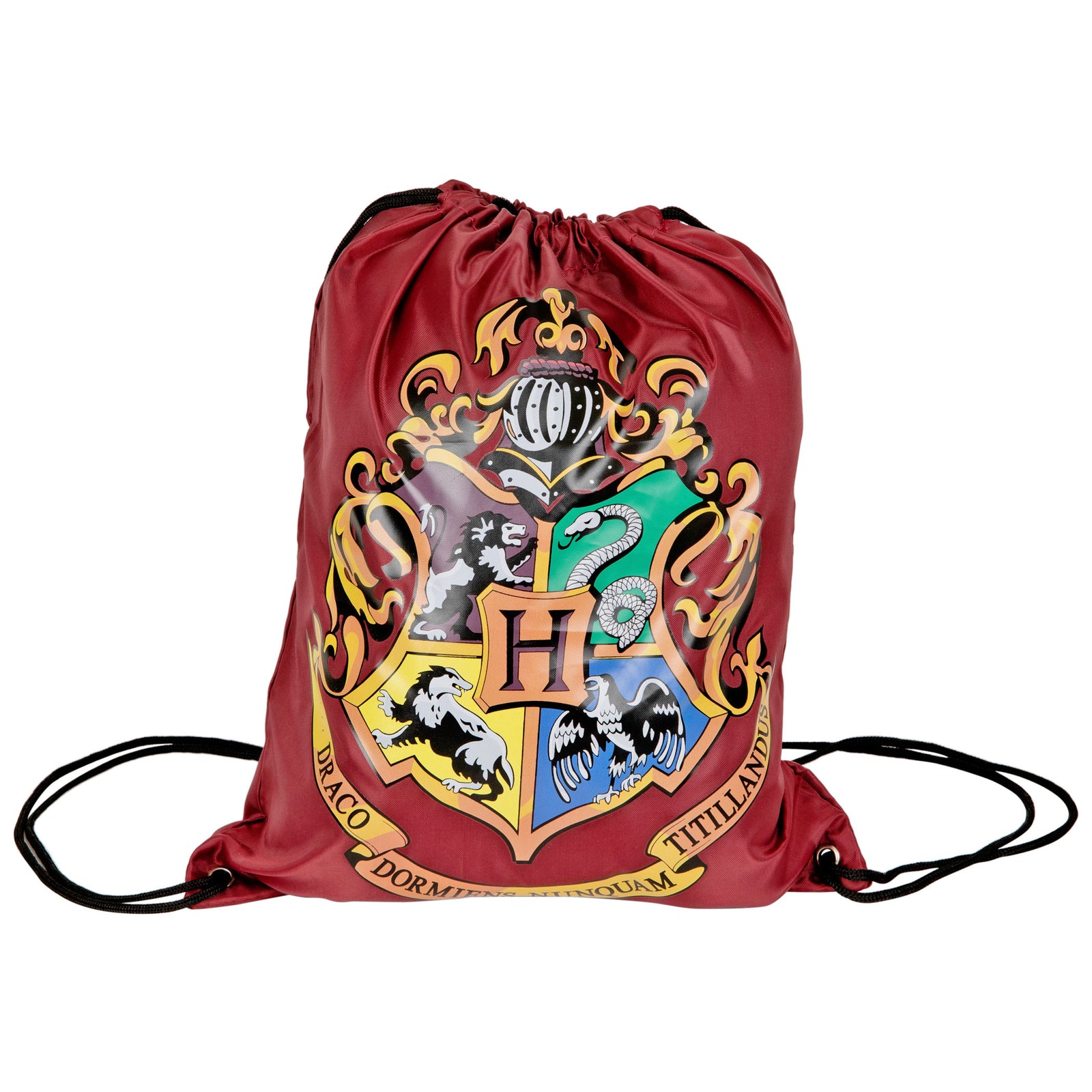 Harry Potter Hogwarts Crest Drawstring Tote Bag