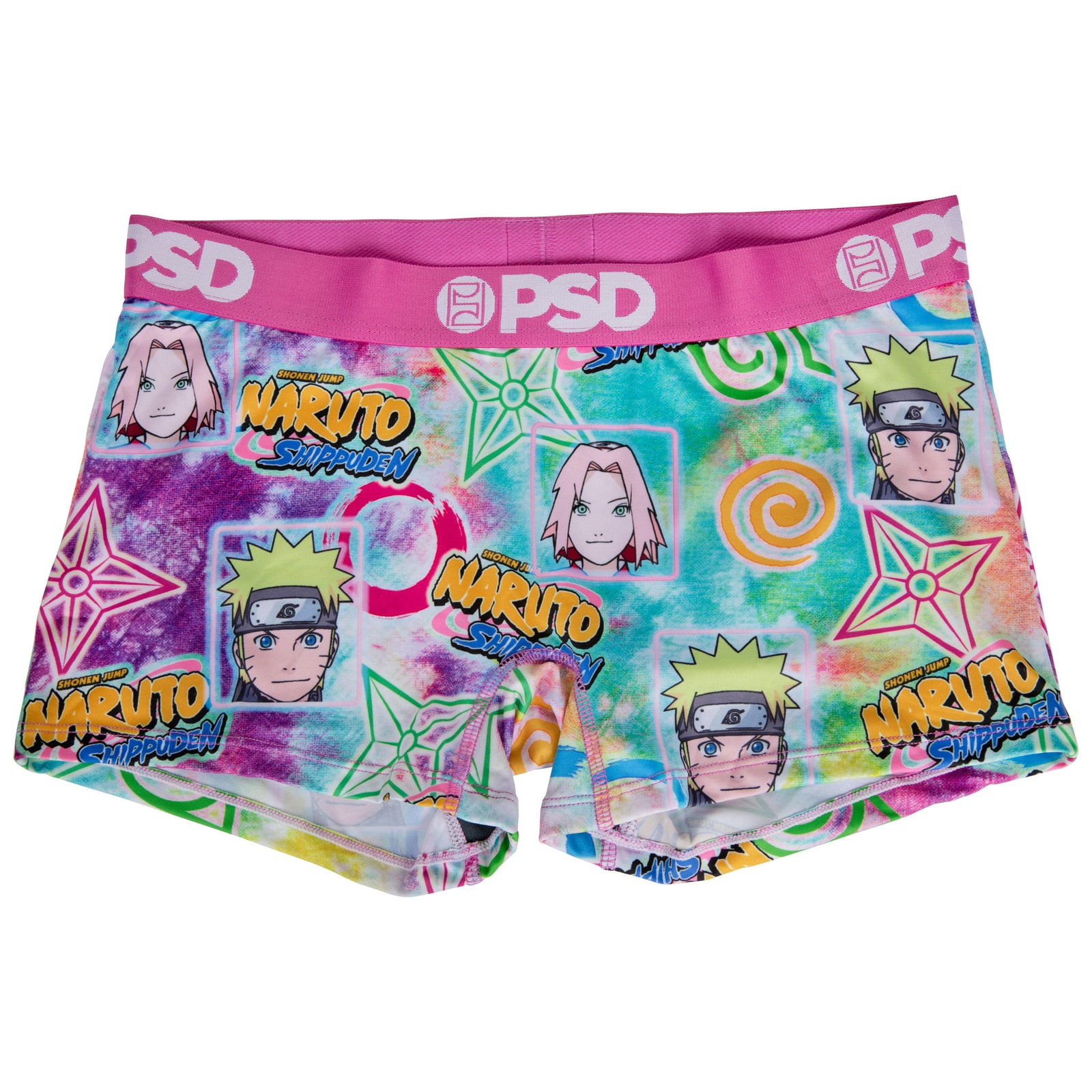 Naruto Shippuden Microfiber Blend Boy Shorts Underwear