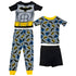 Batman 4-Piece Youth Shirt Pants Shorts and Shirt Set