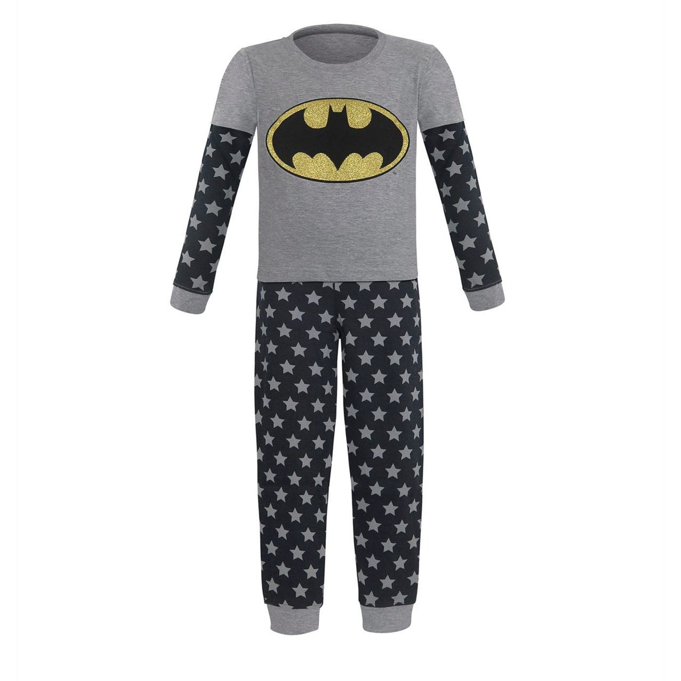 Batgirl Retro Girl's Thermal Pajama Set