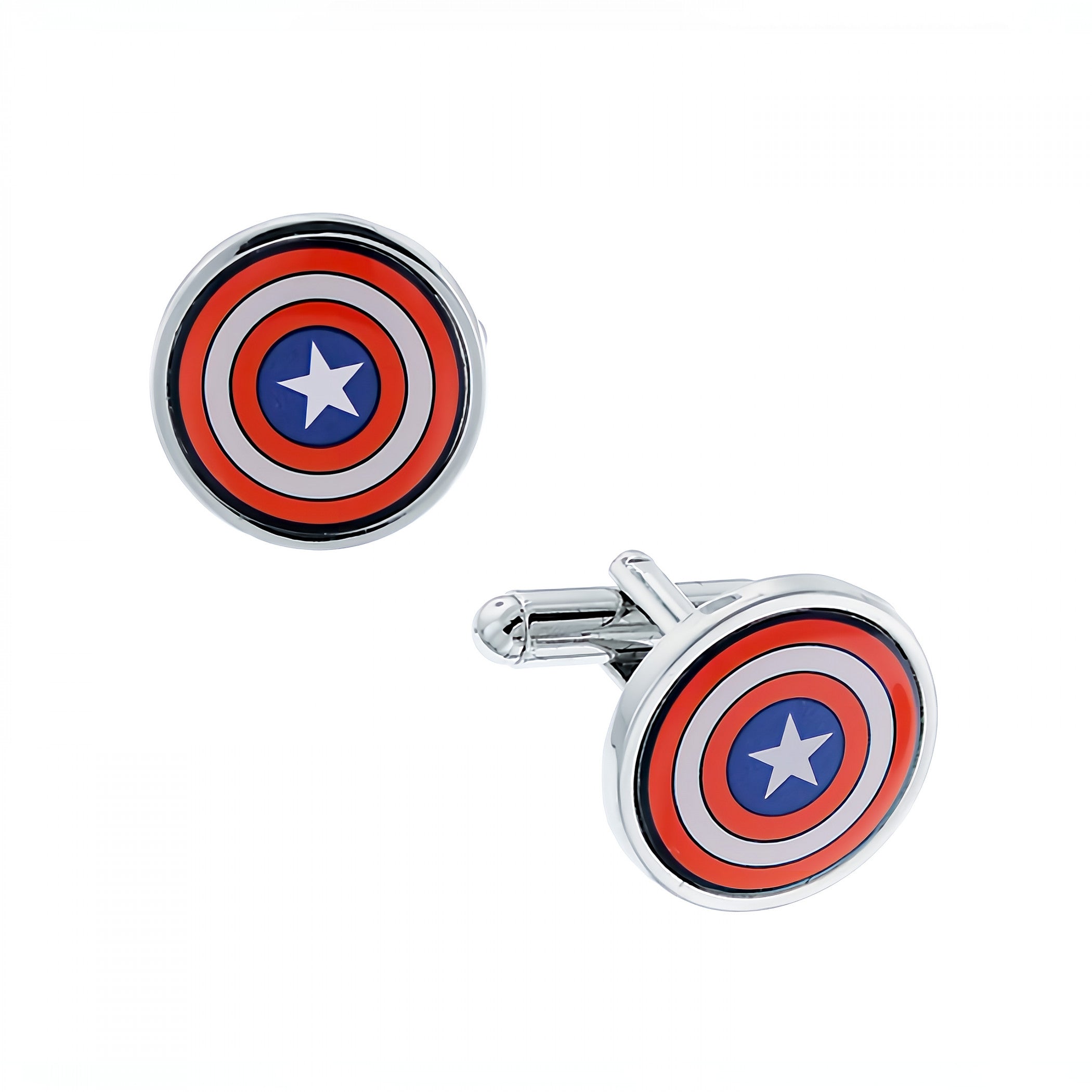 Captain America Shield Cufflinks