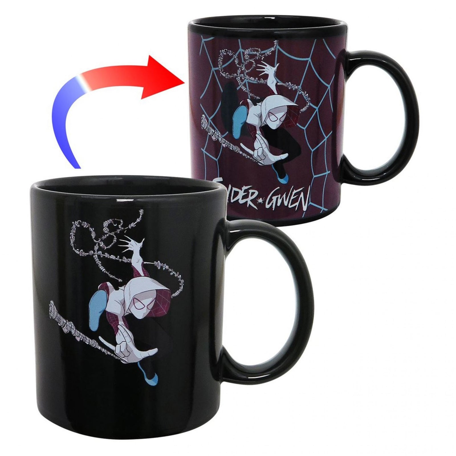 Spider-Gwen Swing Heat Changing Mug