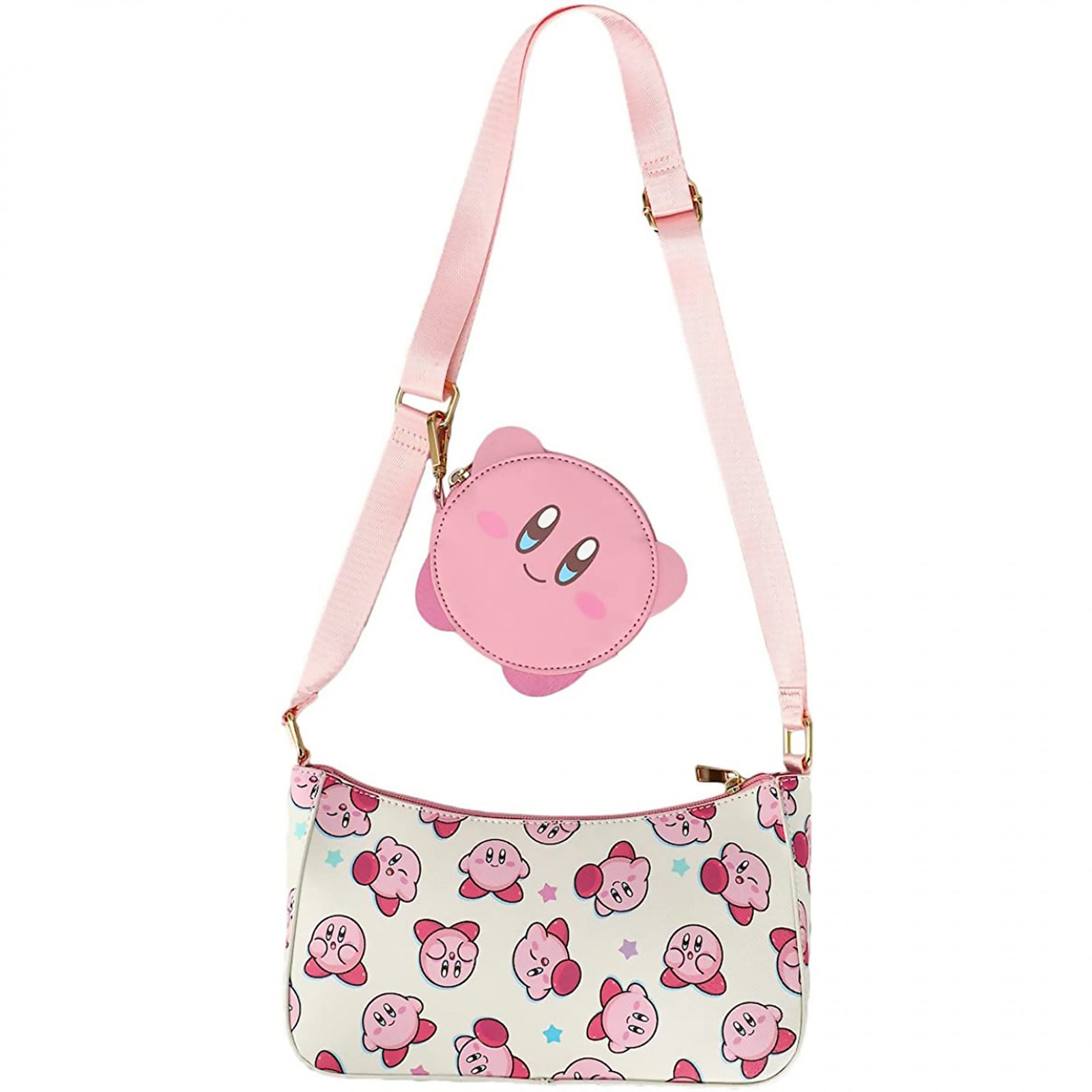 Kirby All Over Print Handbag and Coin Pouch