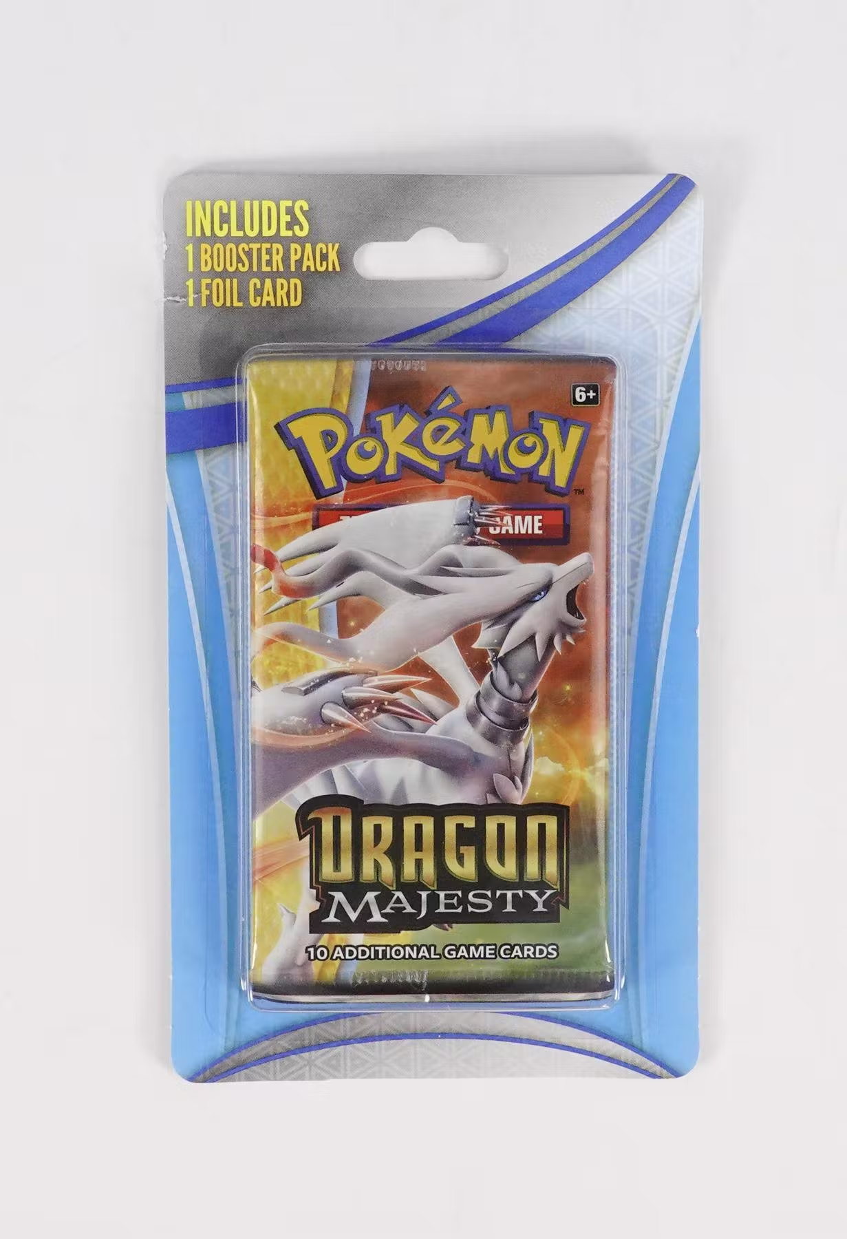 Pokemon Dragon Majesty Retail Blister Booster Pack and foil Card