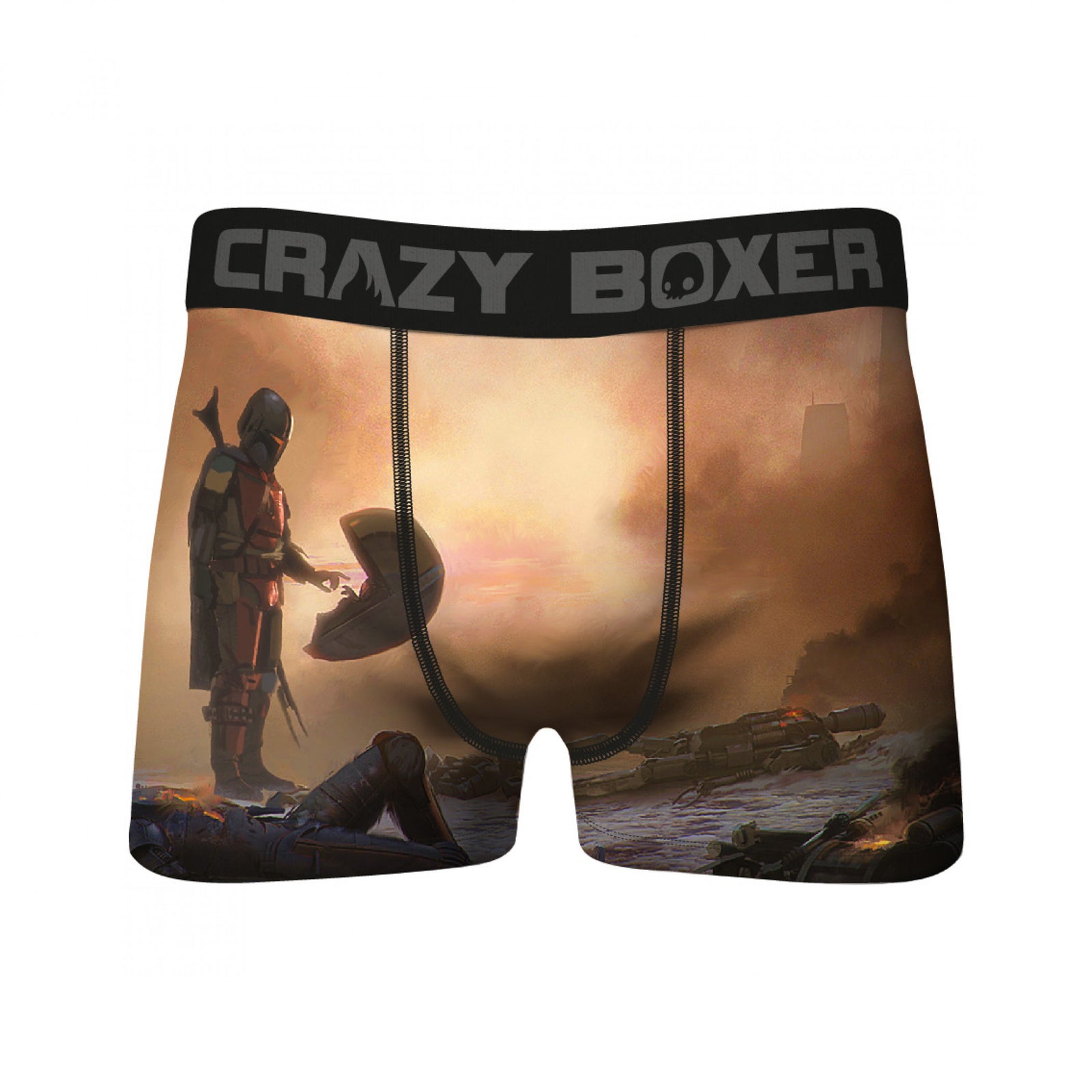 Star Wars The Mandalorian Meets The Child Scene Crazy Boxer Briefs