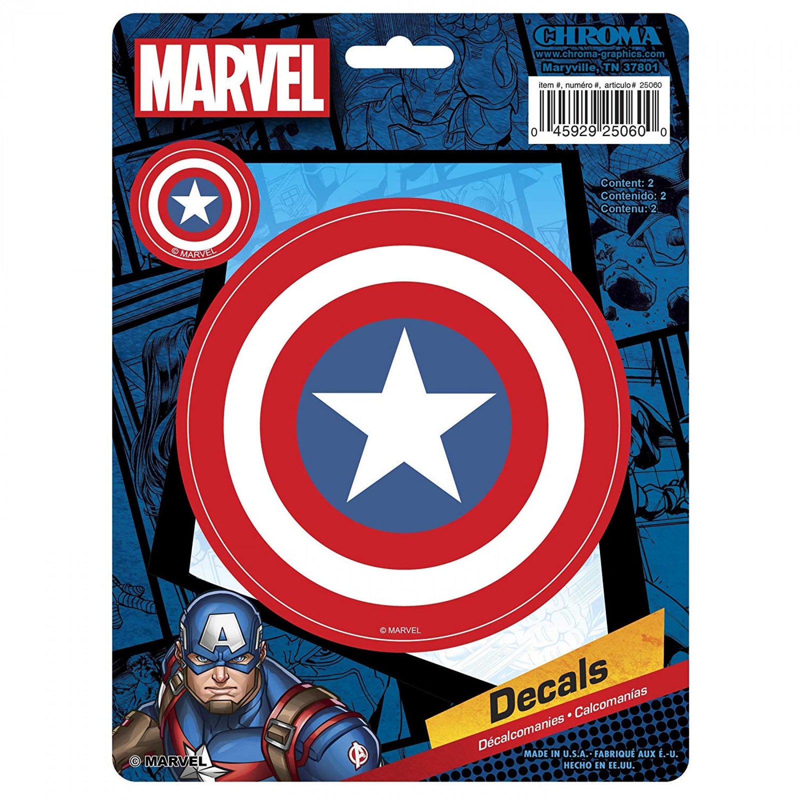 Captain America Shield Car Emblem