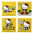 Hello Kitty Enjoy The Little Things Variety Ceramic Coaster Set 4-Pack