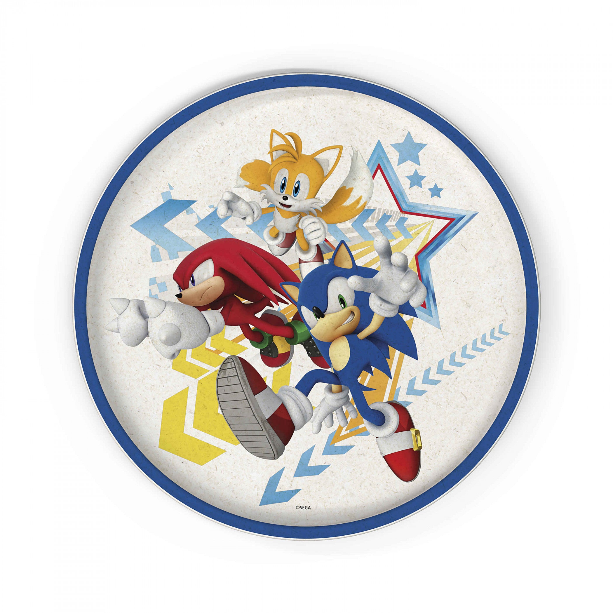 Sonic The Hedgehog Trio Pop Art Dinner Plate