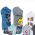 Super Mario Bros. 3-Pair Pack of Mens Ankle Socks