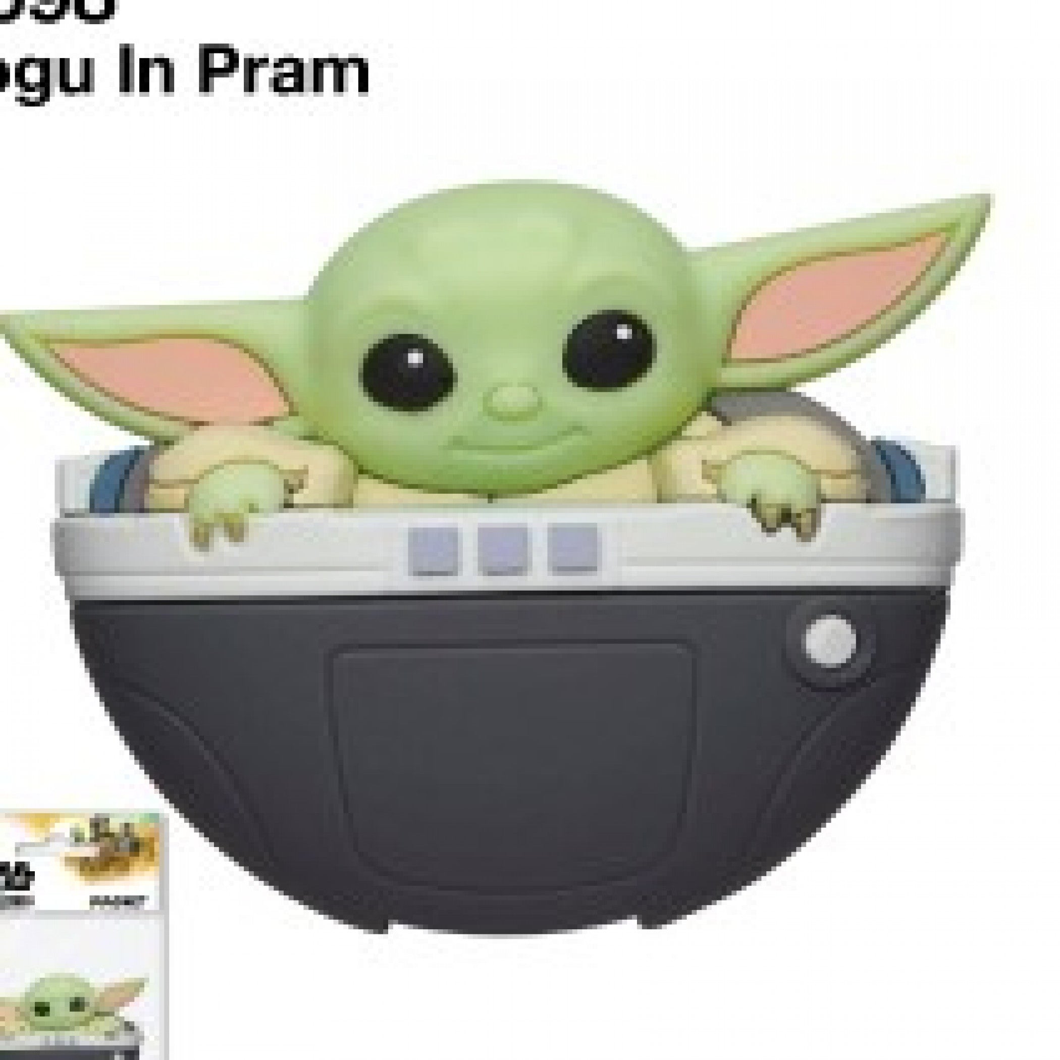 Star Wars The Mandalorian Grogu in Pram 3D Foam Magnet