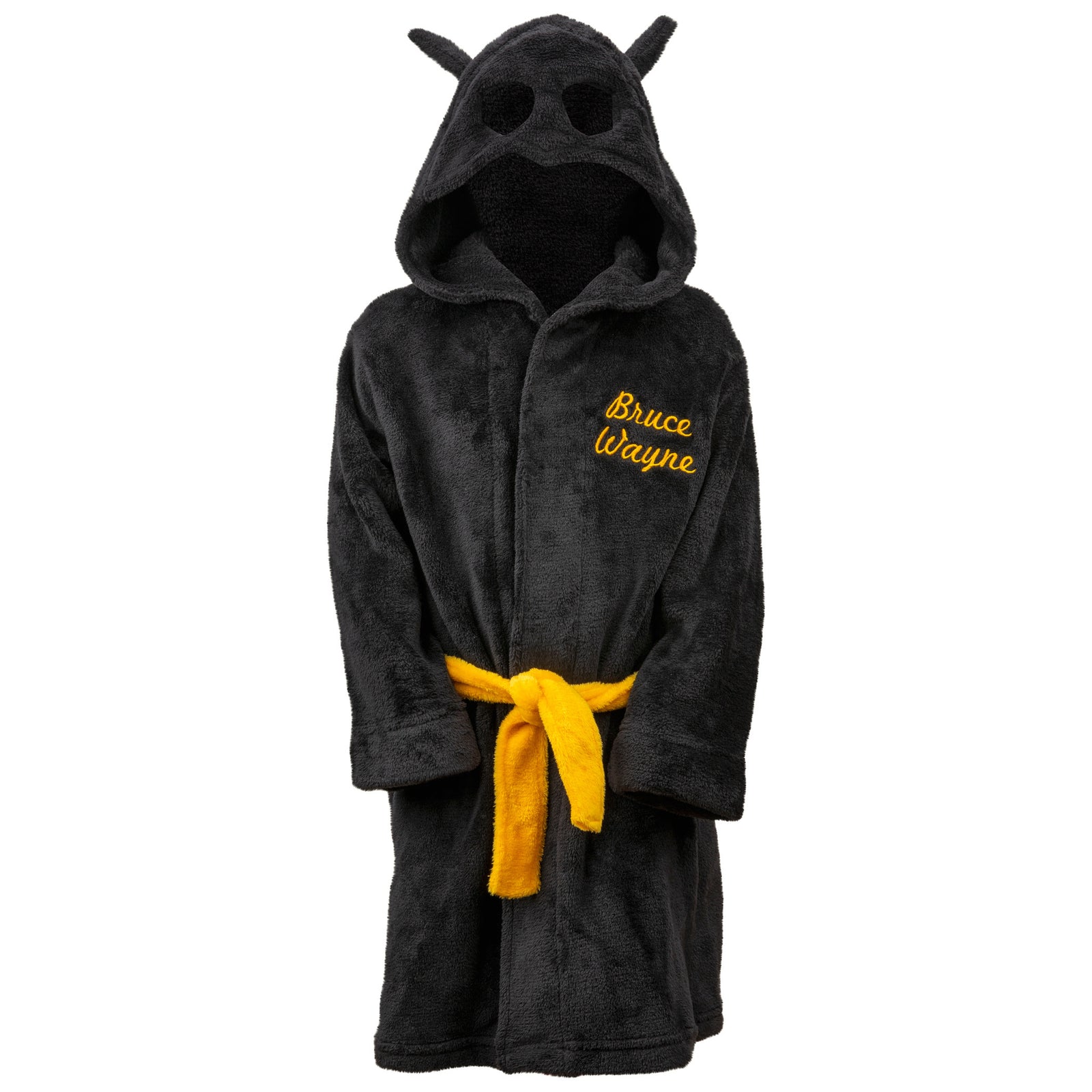 Batman Bruce Wayne Velvet Fleece Kids Hooded Robe