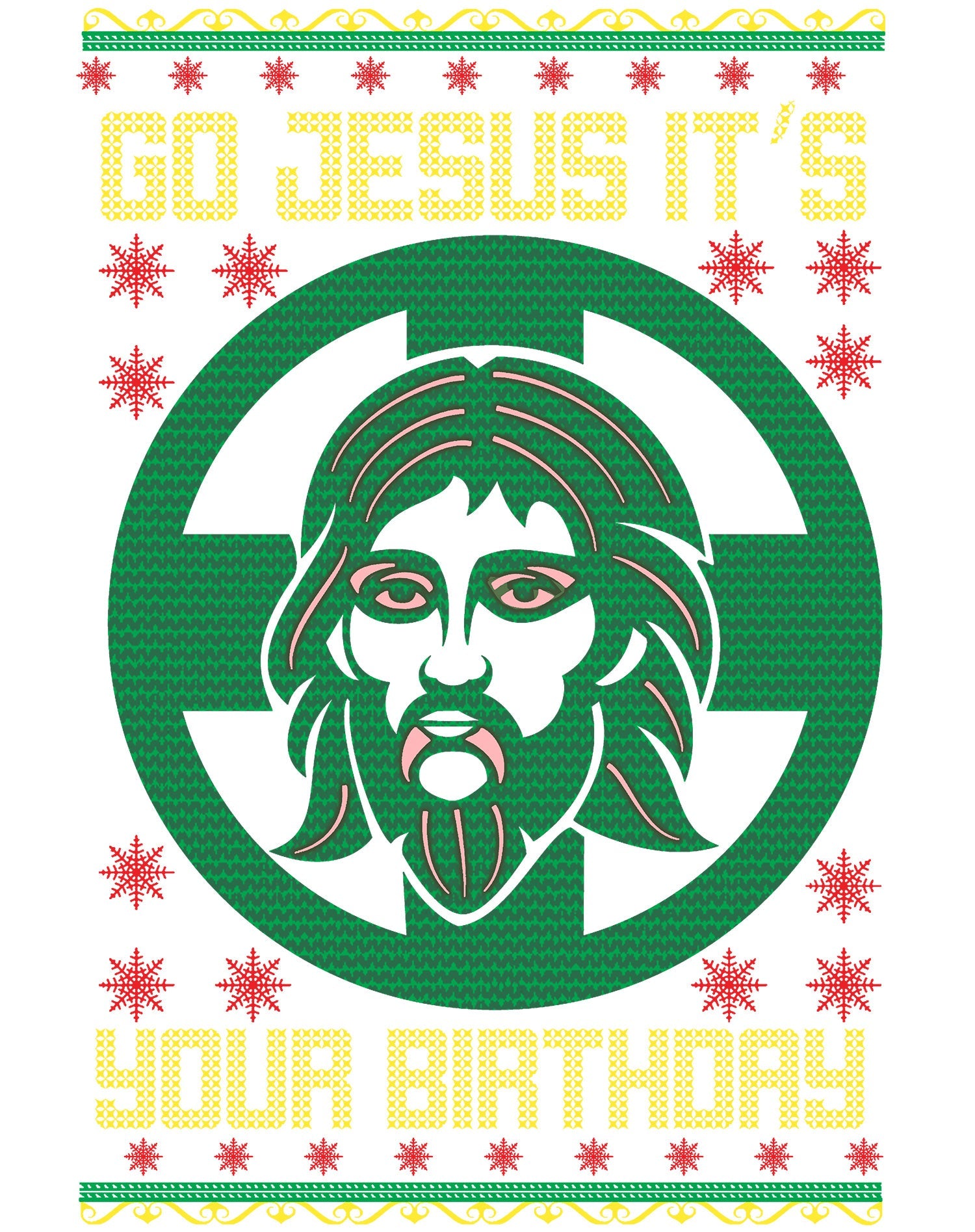 Christmas Go Jesus Its Your Birthday Meme Funny Ugly Xmas Women's T-Shirt