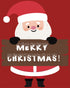 Christmas Santa Merry Xmas Joy Cute Fun Matching Family Kid's T-Shirt
