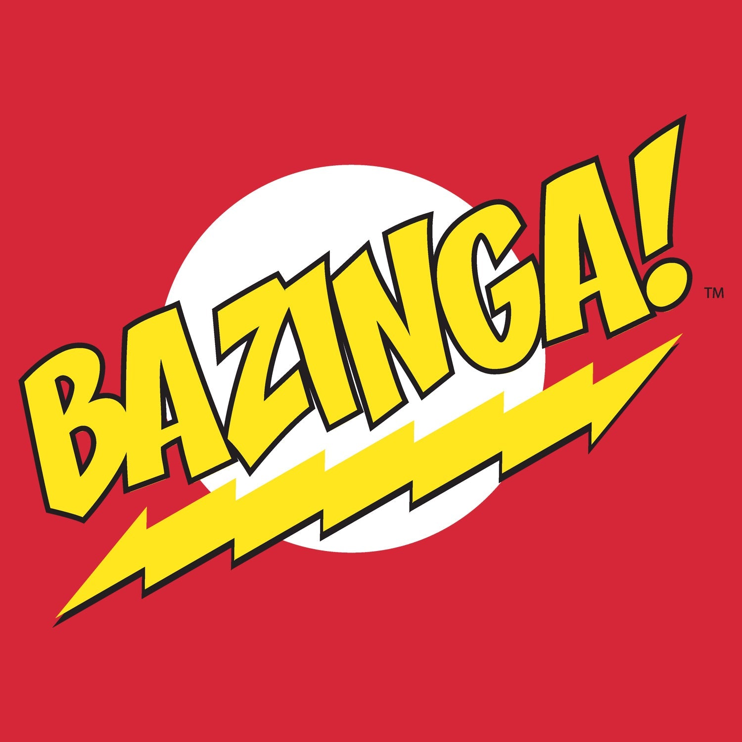 Big Bang Theory Logo Bazinga Official Men's T-Shirt ()