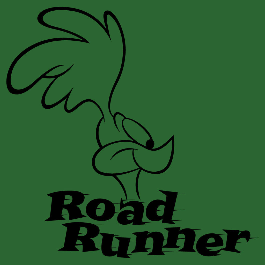 Looney Tunes Road Runner +Logo Profile Official Men's T-Shirt ()