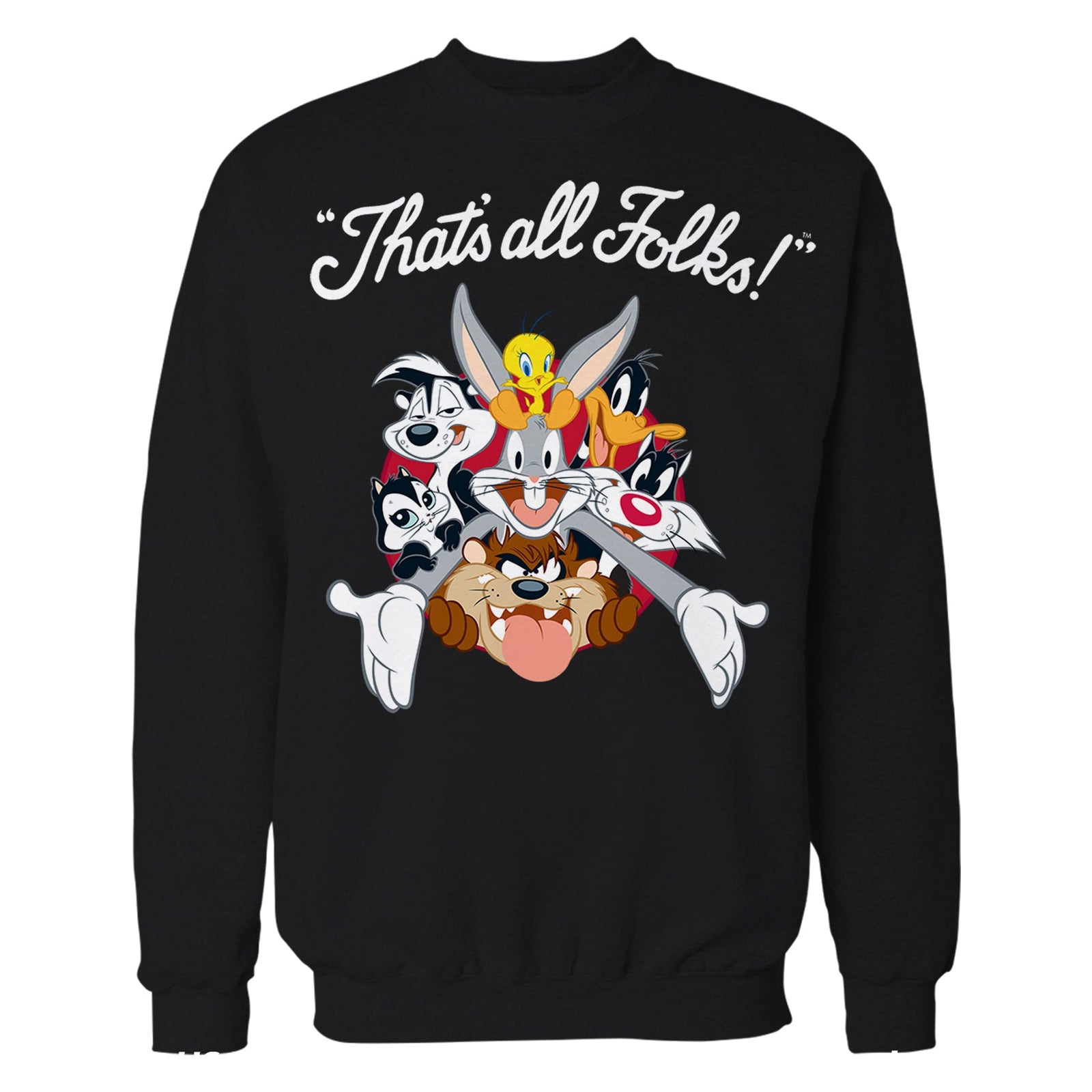 Looney Tunes All Stars That's All Folks Official Sweatshirt ()