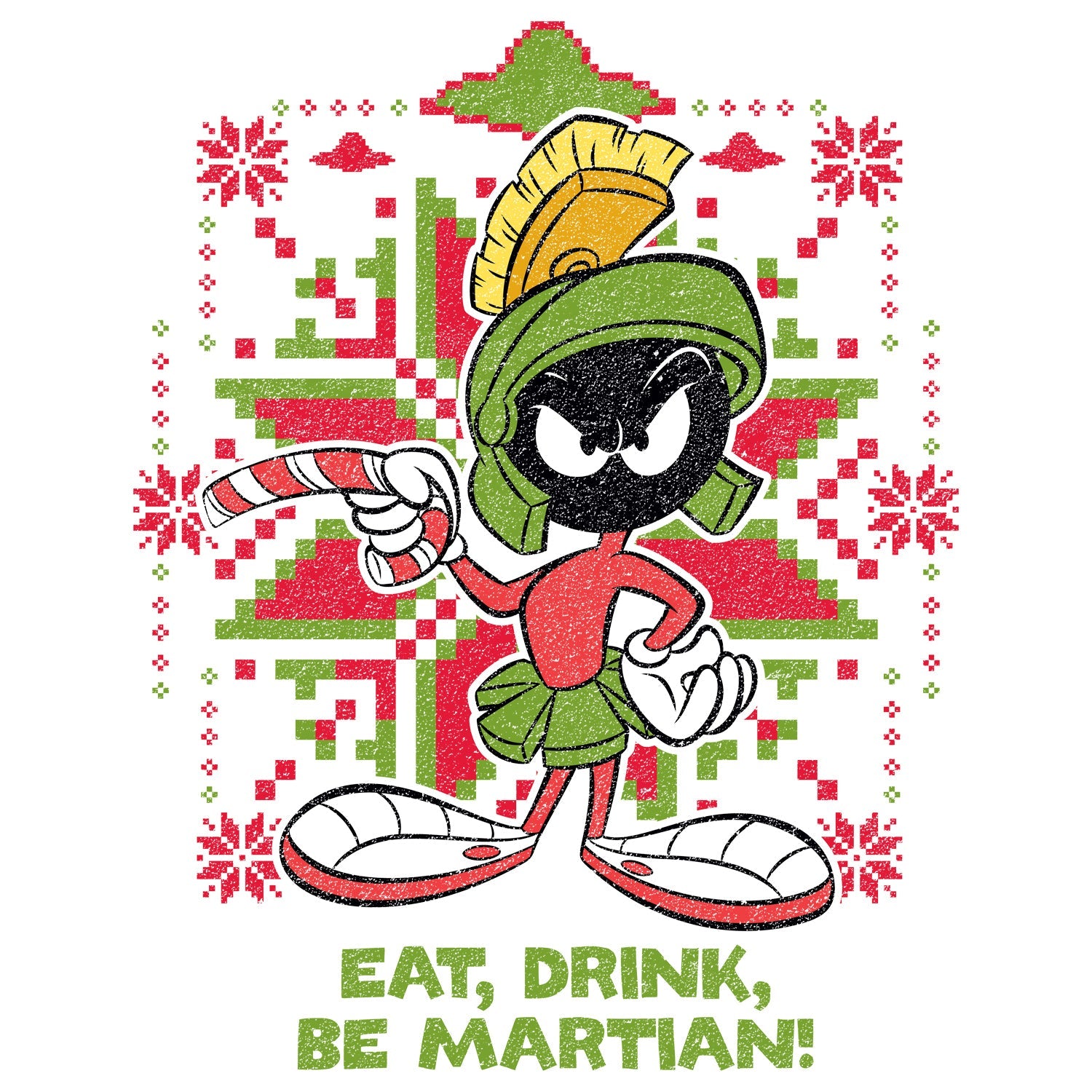 Looney Tunes Marvin Martian Xmas Eat Official Sweatshirt ()