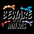 TMNT Group Beware of Ninjas Official Women's T-shirt ()