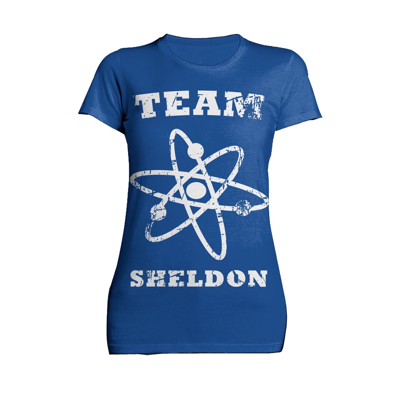 Big Bang Theory +Logo Team Sheldon Atom Official Women's T-shirt