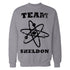 Big Bang Theory +Logo Team Sheldon Atom Official Sweatshirt