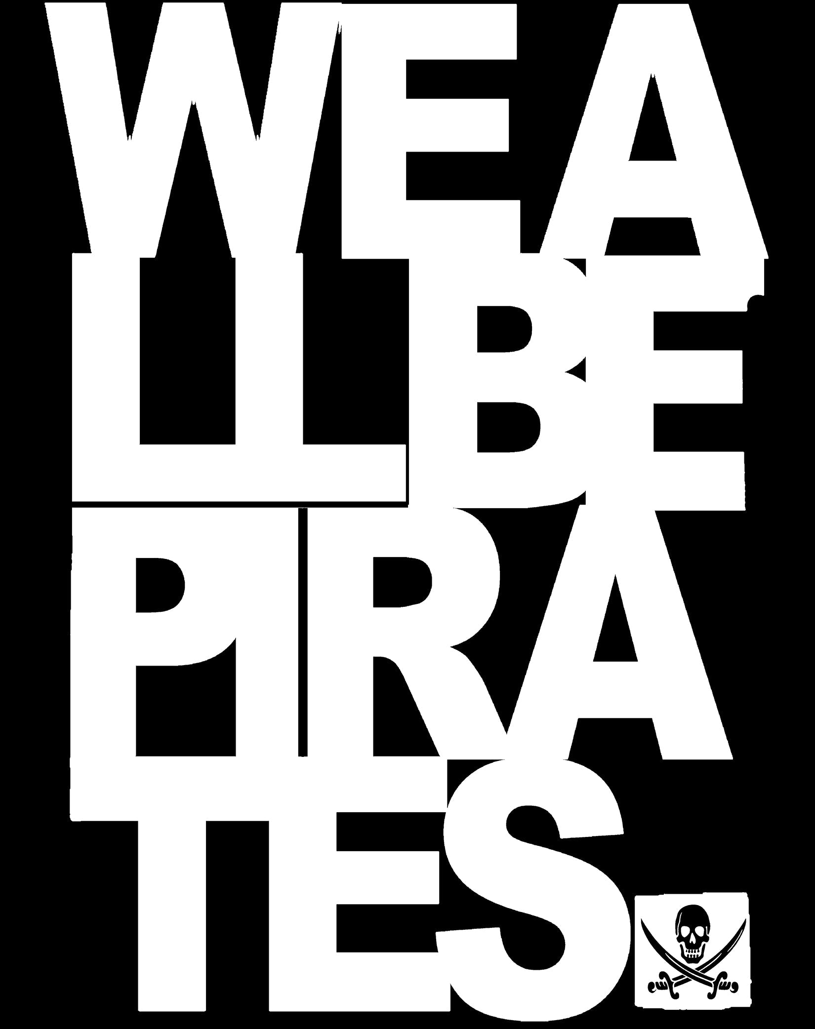 US Brand X Sci Funk We be Pirates Official Men's T-Shirt