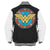 DC Comics Wonder Woman Logo Circle Dist Official Varsity Jacket ()